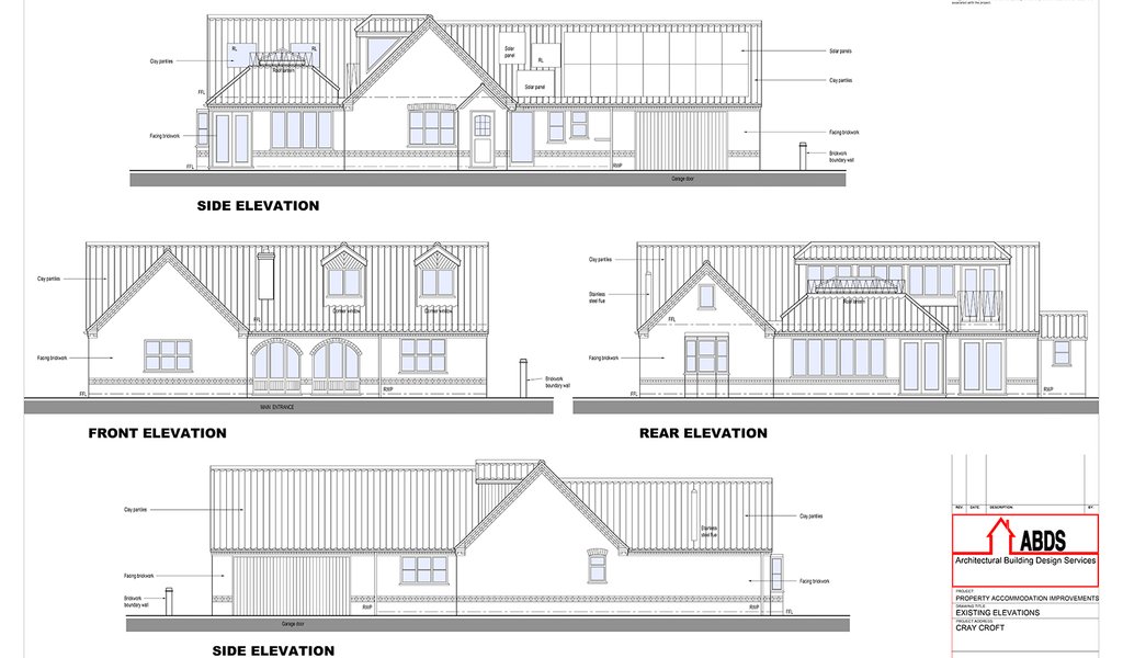 Cray Croft_Existing Elevations